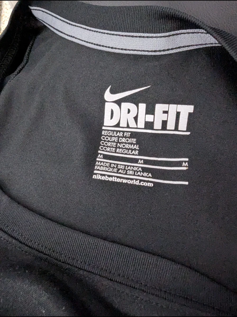Nike Women's Black Dri-FIT Athletic Tank Top - Picture 4 of 4